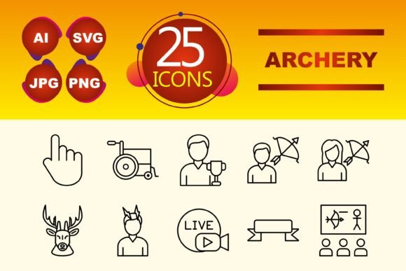 Archery Graphics: A Designer’s Review of Iconic Design Assets