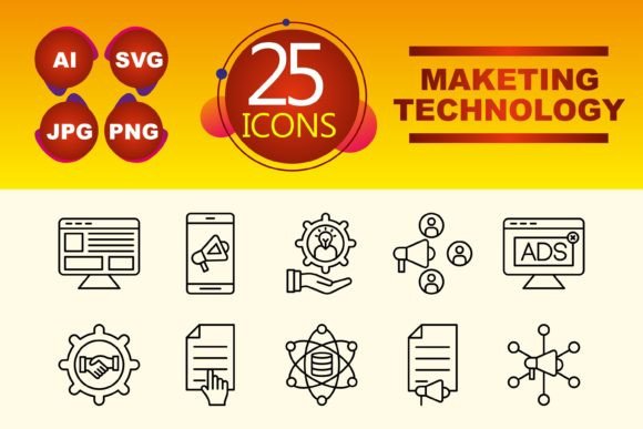 Marketing Technology Graphics for Modern Design