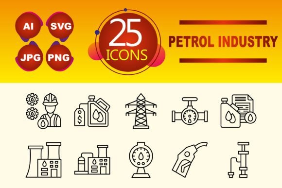 Petrol Industry Graphics for Digital Sellers