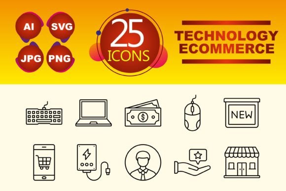 Technology Ecommerce Graphics for Modern Branding